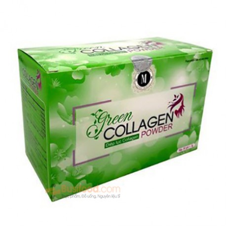 Green collagen chlorophyll powder - Box of 30 packs